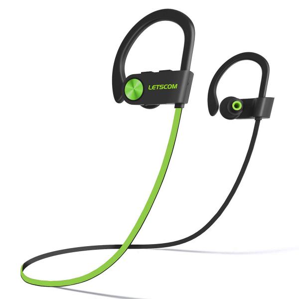 LETSCOM U8I Wireless Bluetooth HiFi Bass Stereo Sport Earphones